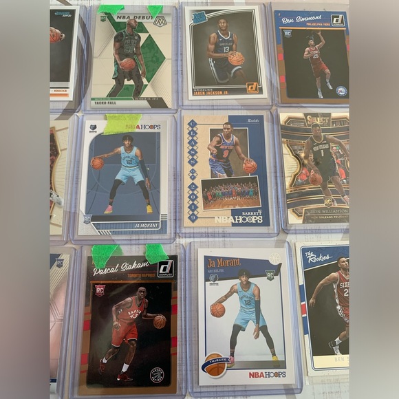 NBA Rookie Card Lot of 24 - Zion, Ja, Og, Pascal, RJ, MPJ, Herro, JJJ, and Fall - Picture 4 of 11